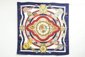 Hermes Carre 90 Bufanda Grande Parmi Les Fleurs Je Compt 100% Seda Chal Marino - Imagen 1 de 10