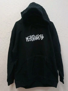 Deathwish Skateboards Hoodie OG Deathspray black white print XL - Picture 1 of 3