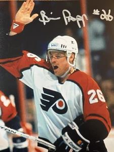 Flyers Brian Propp Signed 8x10 Photo Guarantee To Pass Authenticity - Picture 1 of 2
