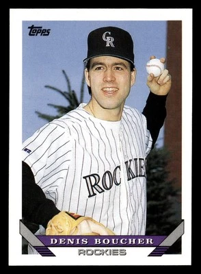 Denis Boucher 1993 Topps #541 Colorado Rockies - Image 1 of 2