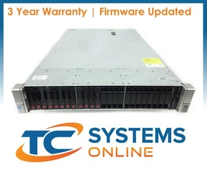 HP DL380 G9 24SFF 2x2623v3 3.0GHZ=8Cores 256GB 12x600GB 12G SAS P840ar - Picture 1 of 2