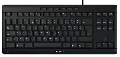 CHERRY - Papan Kekunci CHERRY STREAM TKL Tanpa Pad Nombor, Kelabu Muda - Image 1 of 3