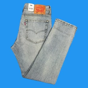 Levis 510 Jeans Herren Größe 33x28 Skinny Fit Stretch Light Faded Blue Denim LESEN* - Bild 1 von 23