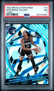 Collar Napheesa Revolution WNBA Cubic #73 2022 #d/50 PSA 7 Pop 1, sin superior - Imagen 1 de 2