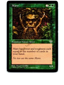 Maro Verde Raro Mirage MTG NP Excelente+/Nuevo - Imagen 1 de 2