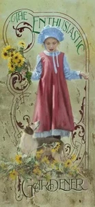 Enthusiastic Gardener Brent Flory Signed Ltd Ed Giclee 12x24 S/N 300 Art - Picture 1 of 4