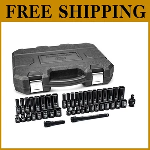 44-Pc 3/8" Drive Impact Socket Set - SAE/Metric - Picture 1 of 13