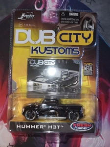 Jada Toys Dub City Kustoms Hummer H3T (Black) - Picture 1 of 4