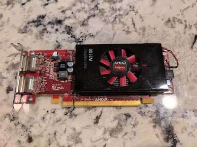 AMD FirePro W2100 2GB DDR3 SFF Short Bracket Graphics Card - 2x DisplayPort - Image 1 of 4