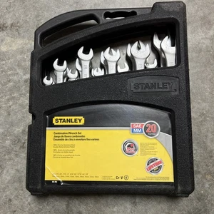 Juego de llaves combinadas Stanley de 20 piezas con estuche - estándar y métrico - Imagen 1 de 6