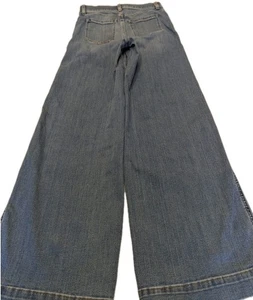 Spanx Jeans-ish XS Petite Wide Leg Pull-On Jeans Vintage Indigo High Rise Neu ohne Etikett - Bild 1 von 9