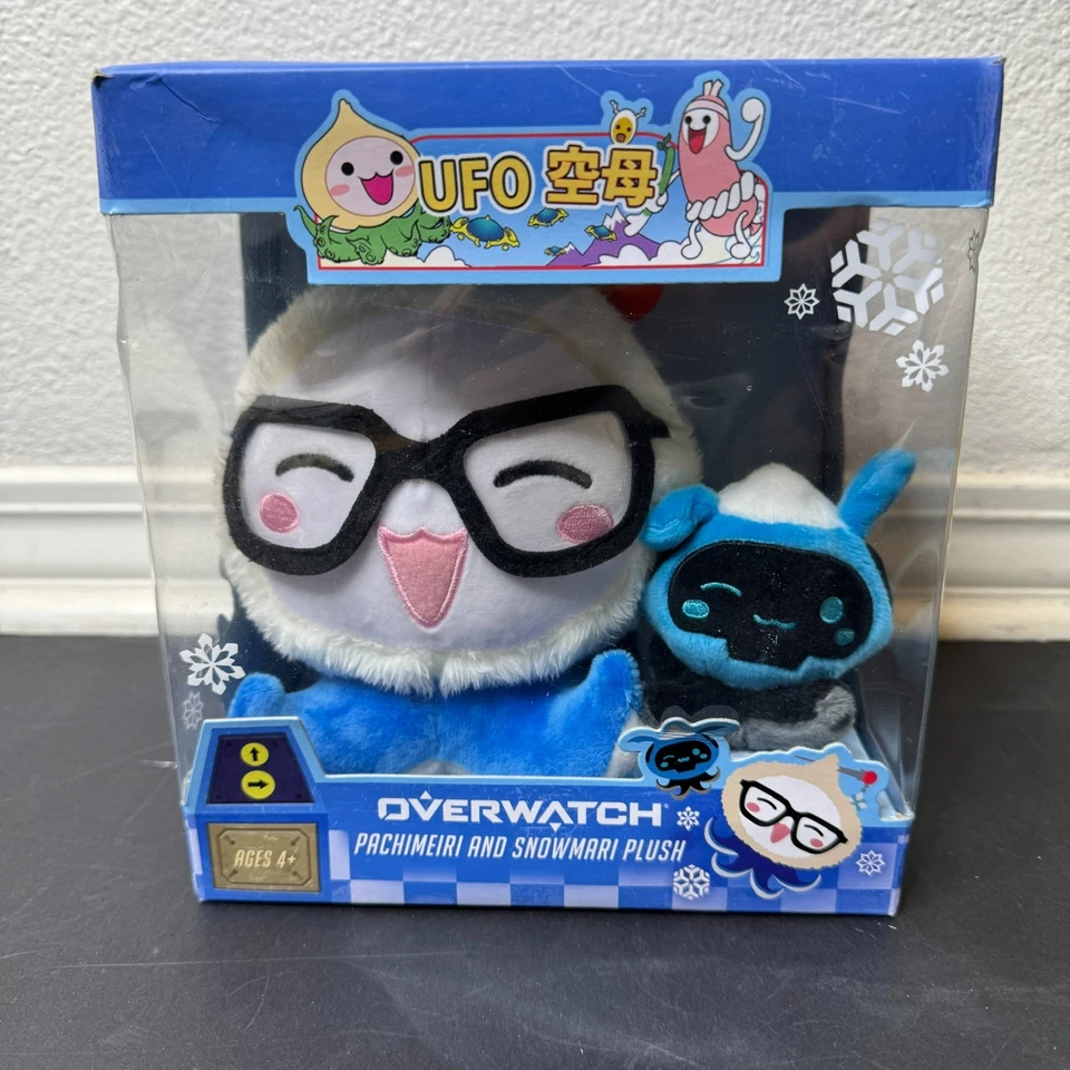 Overwatch Limited Edition Pachimeiri & Snowmari Collectors Plush Set Rare