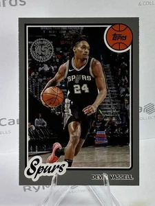 Devin Vassell 2025-26 Topps Basketball #80BK-7 1980-81 45th Anniversary Spurs - Bild 1 von 2
