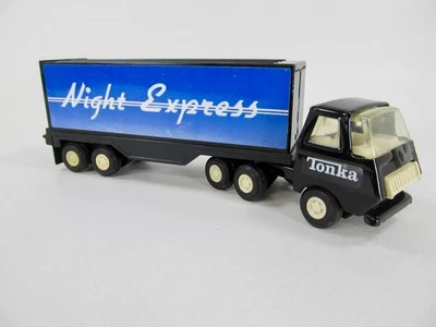Vintage 1981 Tonka Toys - Tiny / Mini Tonka Highway Van - Night Express (Black) - Image 1 of 4