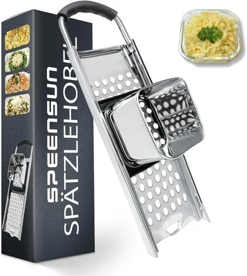 SPEENSUN Spaetzle Maker, Premium Grade Stainless Steel Black/Silver  - Image 1 of 4