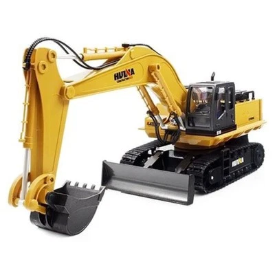 Huina Toys 1510 1531 1:16 2.4Ghz 11Ch Rc Car Excavator 680-Degree Rotation - image 1 of 4