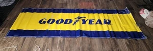 Goodyear Tires Logo Large Banner Flag 3'x9' ft Car Show Garage Wall Decor Sign  - Picture 1 of 4