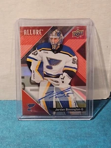 2024 2025 Upper Deck Allure Jordan Binnington Red Rainbow Autograph #41 - Picture 1 of 2