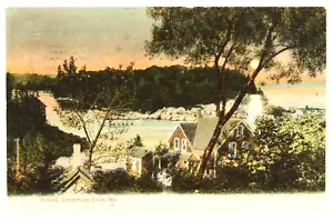 Weihnachten, ICH. 1906 CDS auf 1c PPC der Weihnachtsbucht bei Sonnenuntergang. DPO von Lincoln Co - Bild 1 von 2