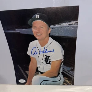Al Kaline  Signed  8x10 Photo Sheet Detroit Tigers JSA COA - Picture 1 of 4