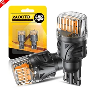 AUXITO T15 912 921 922 Amber 16-LED Turn Signal Parking Light Bulbs Error Free - Picture 1 of 11