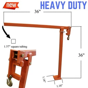 Heavy Duty Metal Post Puller Pulling T-Post Removal Farm Fence Stake Tree Stump - Picture 1 of 7
