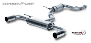 FSW Edelstahl DuplexKomplettanlage ab Kat. VW Golf 6 GTI GTD je 1x90mm - Picture 1 of 1
