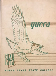 North Texas State College 1949 Vintage Yearbook "Yucca"- Denton, Texas - Picture 1 of 2