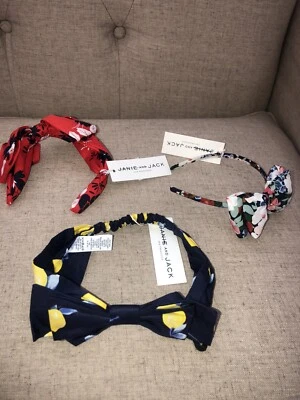 Nuevo lote de 3 diademas Janie and Jack niñas Foto 1 de 3