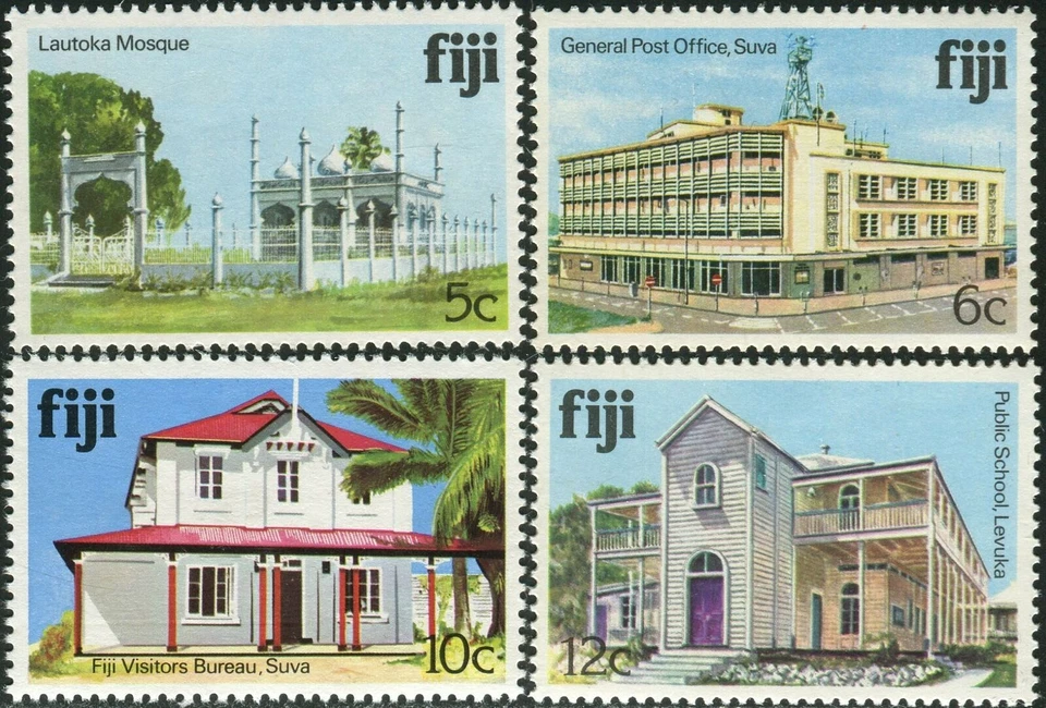 Fiji 1979 SG583A-586A arquitectura MNH Foto 1 de 1