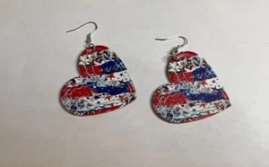 Pendientes colgantes American Heart nuevos con etiquetas - Imagen 1 de 5