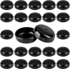 24-Pack Wrought Iron Patio Furniture Feet Caps 1-1/2 inch Round Plastic Outdo... - Picture 1 of 3