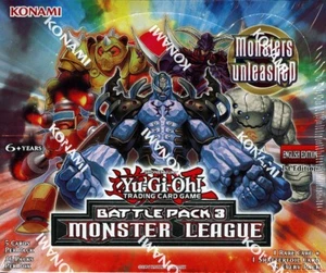 YUGIOH BATTLE PACK 3: MONSTER LEAGUE 1. AUFLAGE BOOSTER BOX BLOWOUT KARTEN - Bild 1 von 2