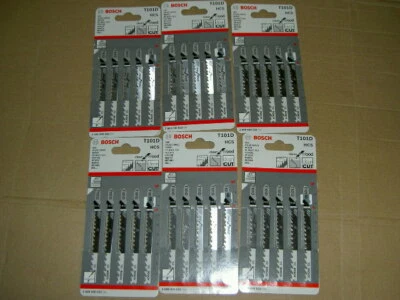 30 x Bosch T101D Jigsaw blades  Clean wood cutting 2608630032 job lot new - Image 1 of 3