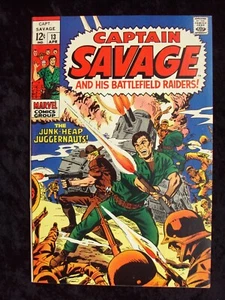 Capitán Savage #13 1969 Marvel Comics Silver Age War - Imagen 1 de 2