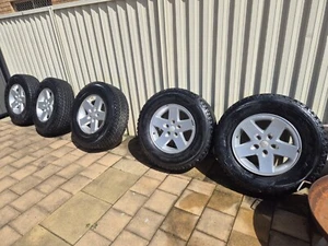 Jeep Wrangker JK All Terrain Rims And Tyres. - Picture 1 of 11