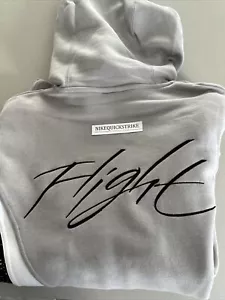 Air Jordan IV Retro 4 Flight Full Zip Gray Sweatshirt Mens Size Medium New W Tag - Picture 1 of 5