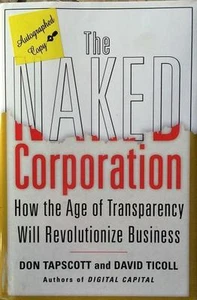 David Ticoll- Signed Hardbound Book; "The Naked Corporation" - Picture 1 of 1