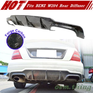 11-13 Fit FOR Mercedes Benz W204 C-Class Sport Bumper Diffuser C63 Forge Carbon - Picture 1 of 8