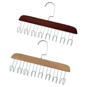 Anti Slip Multi Hook Coat Hanger Bra Hanger Scarf Organizer Space Saving Hanger - Picture 1 of 13