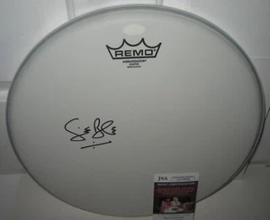 GINGER BAKER SIGNED DRUMHEAD CREAM AUTOGRAPH CLASSIC ROCK IRIDIUM JSA COA - Picture 1 of 4
