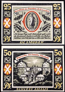 AHAUS 1921 "De Smöker" Oldenkott Pipe Tobacco Complete Series German Notgeld - Picture 1 of 2