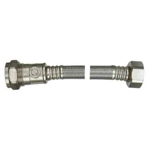 Altech ALTFX011 Flexible Hose Tap Connector 22mm x ¾" Push Fit c/w Isolating Val - Picture 1 of 4