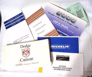 2000 Dodge Caravan Owner's Manual OEM Booklets Guides - Picture 1 of 9