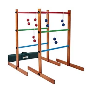 SpexDarxs Ladder Toss Outdoor Game, Wooden Golf Toss Set with Ladder Ball Bol... - Picture 1 of 7