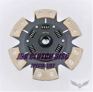 JDK STAGE3 Ceramic 6 Puck Clutch Disc 23 Spline 240mm 2004-2011 for MAZDA RX-8 - Picture 1 of 1