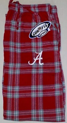 ALABAMA MAREA CARMESÍ PARA HOMBRES DORMIR SALÓN PIJAMA PANTALONES L XL NUEVO CON ETIQUETAS FRANELA A CUADROS ROJO Foto 1 de 2