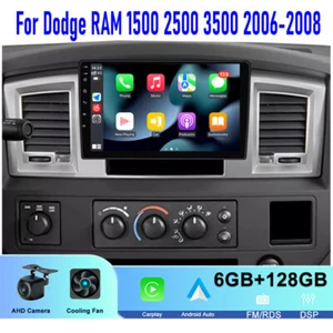 128GB GPS 10" For Dodge RAM 1500 2500 3500 2006-2008 Car Stereo Radio Head Unit - Picture 1 of 23