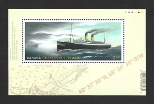 CANADA  SC# 2746 EMPRESS OF IRELAND, S/S 2014. MNH - Picture 1 of 1