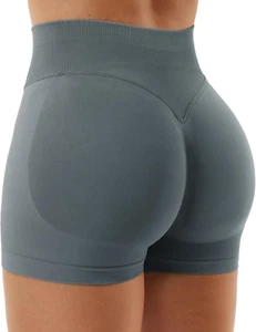 Women Workout Gym Impact Shorts Hidden Scrunch Butt Lifting 3.6"/4.5"/6" Seamles - Picture 1 of 12